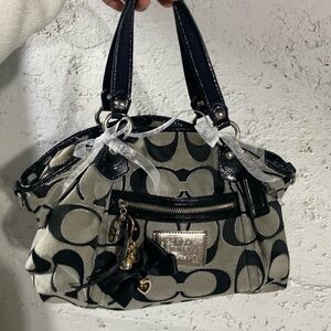 Coach Black and Gray Women's Bag